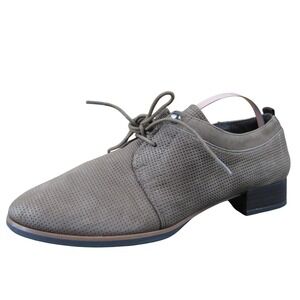 Franco‎ Sarto Acropolis Women's Light Brown Leather Oxford 7 Perforated Casual